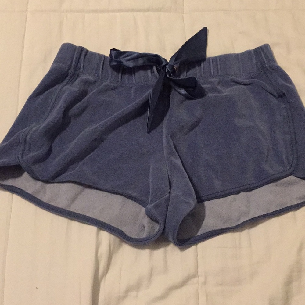 Blue Velvet Shorts